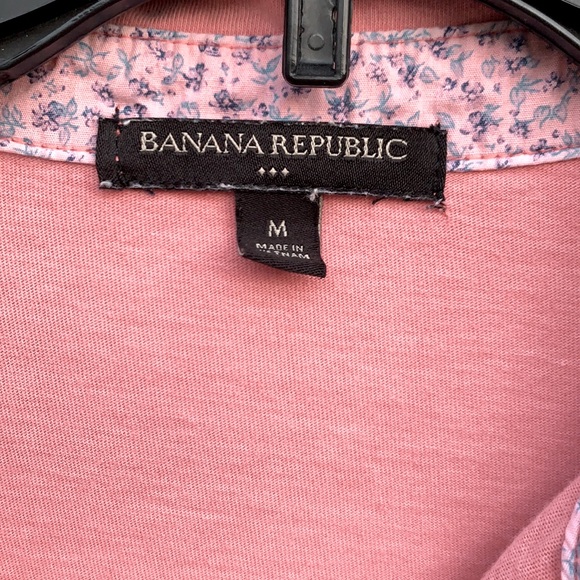 Men’s Banana Republic Cotton Polo Shirt Size Medium - Picture 2 of 8